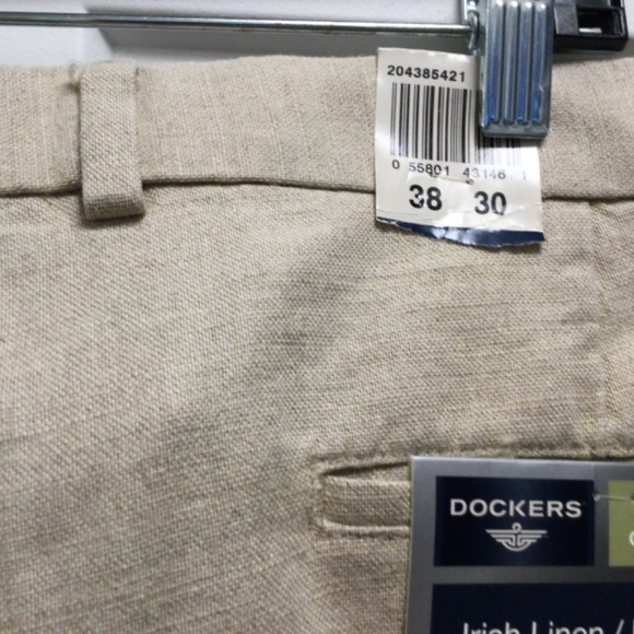 NWT Mens Irish Linen Dockers - Picture 7 of 10
